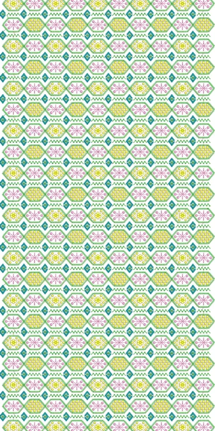 Latest 3mm Seq All Over Garment, New Multi+Sequin Embroidery Design