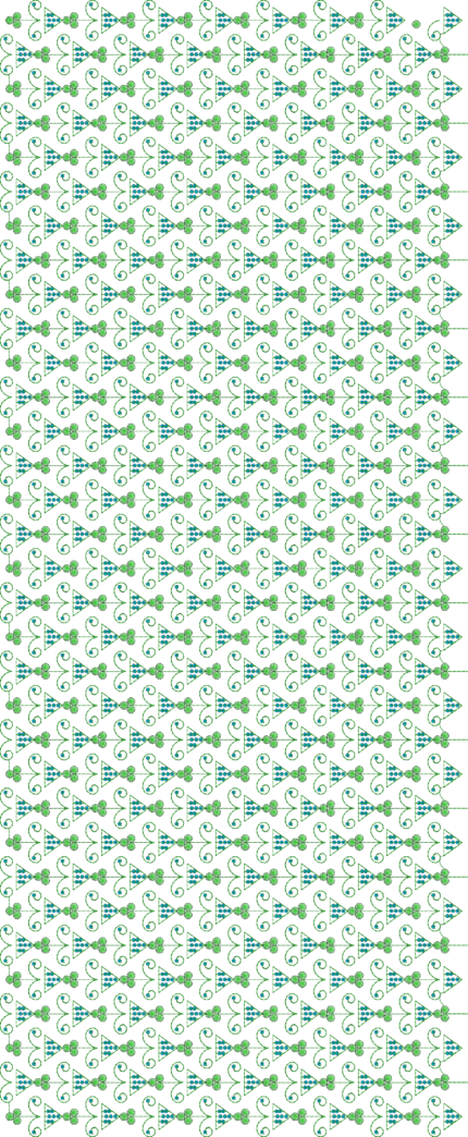 3mm Seq All Over Garment, Multi+Sequin Embroidery Design