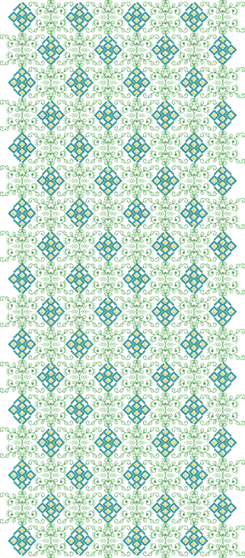 New 3mm Seq All Over Garment, Multi+Sequin Embroidery Design